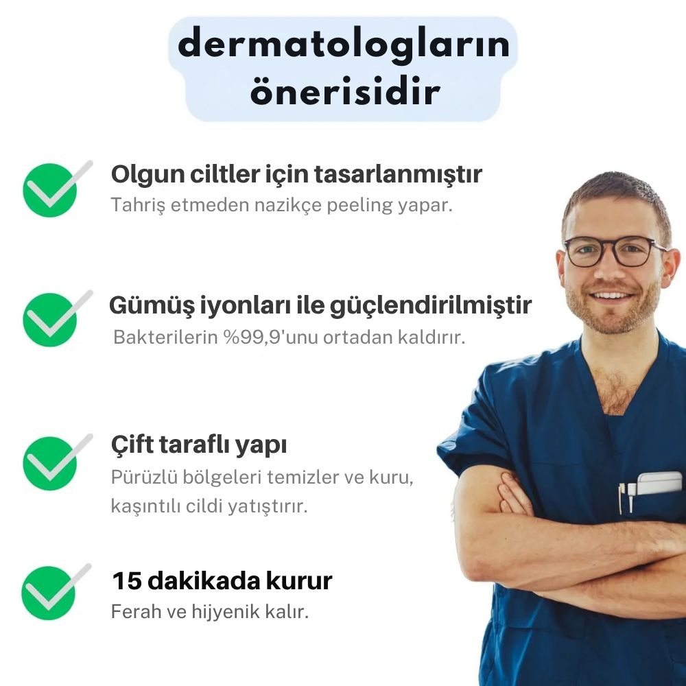 Peeling Antibakteriyel Duş Havlusu